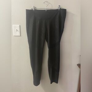Women’s XL Lined Designed Black Leggings Old Navy Active